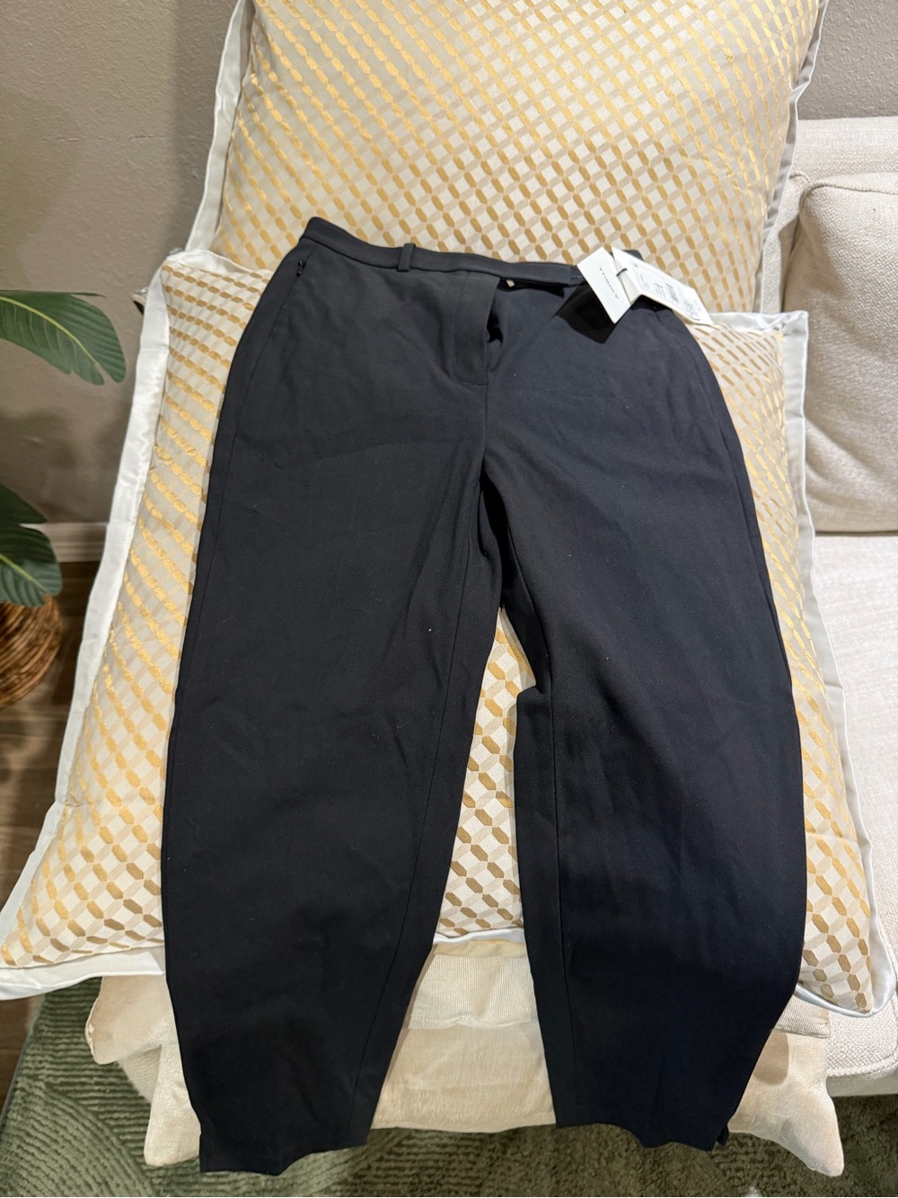 Theory Black  Tailored Straight Leg
